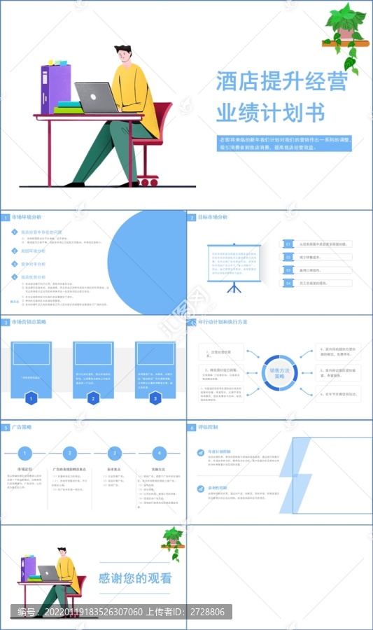 酒店提升经营业绩计划书PPT