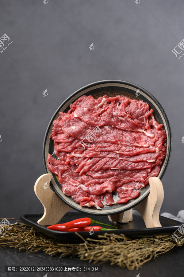 现切牛肉