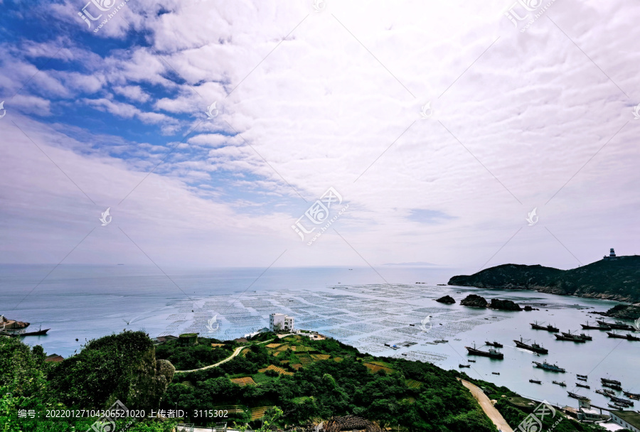 浙江枸杞岛嵊山岛海上牧场