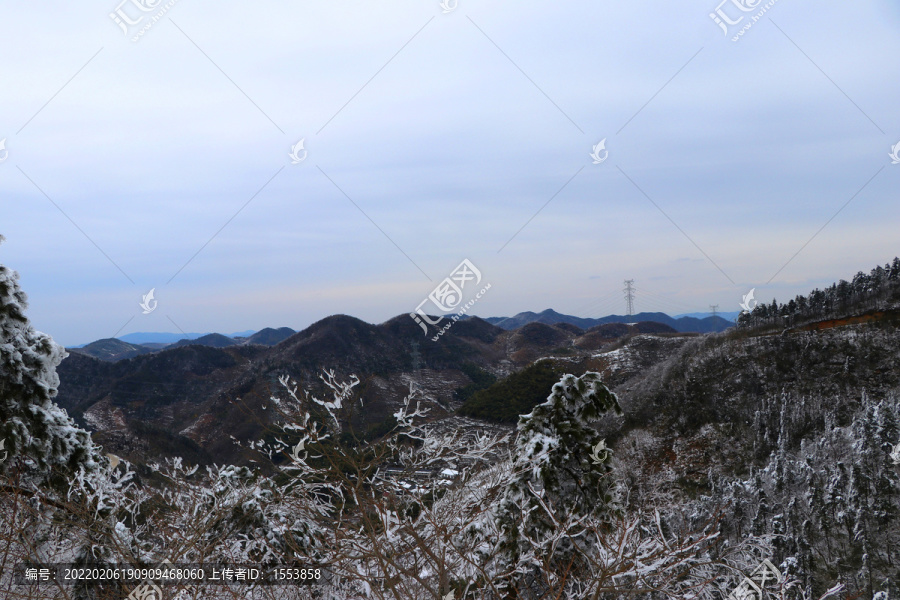 四明山雪景