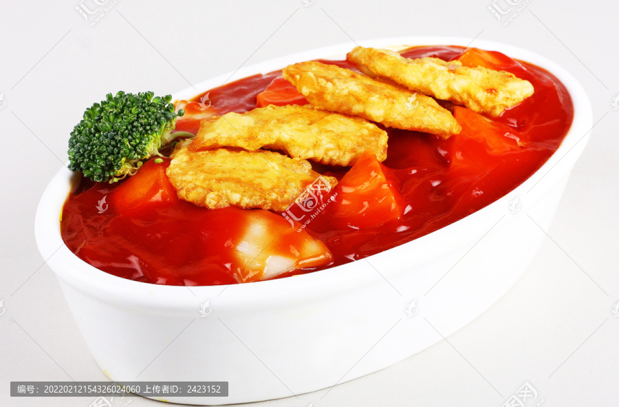香草番茄焗鱼柳饭