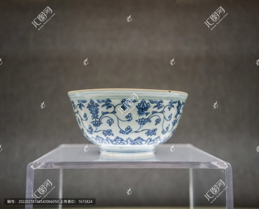 明弘治青花瓷碗明代瓷碗