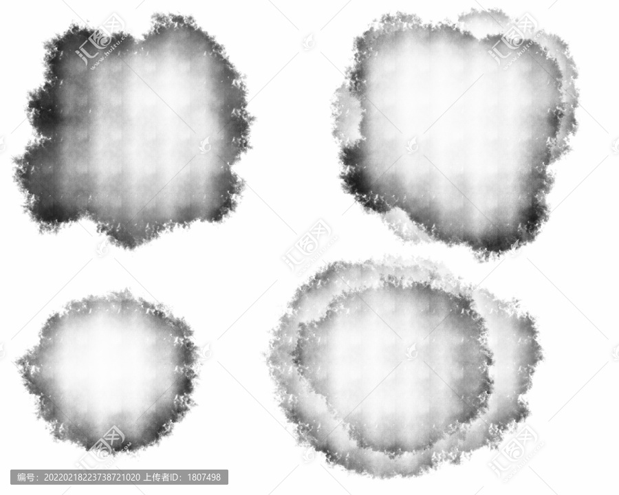 水墨晕染PSD分层素材