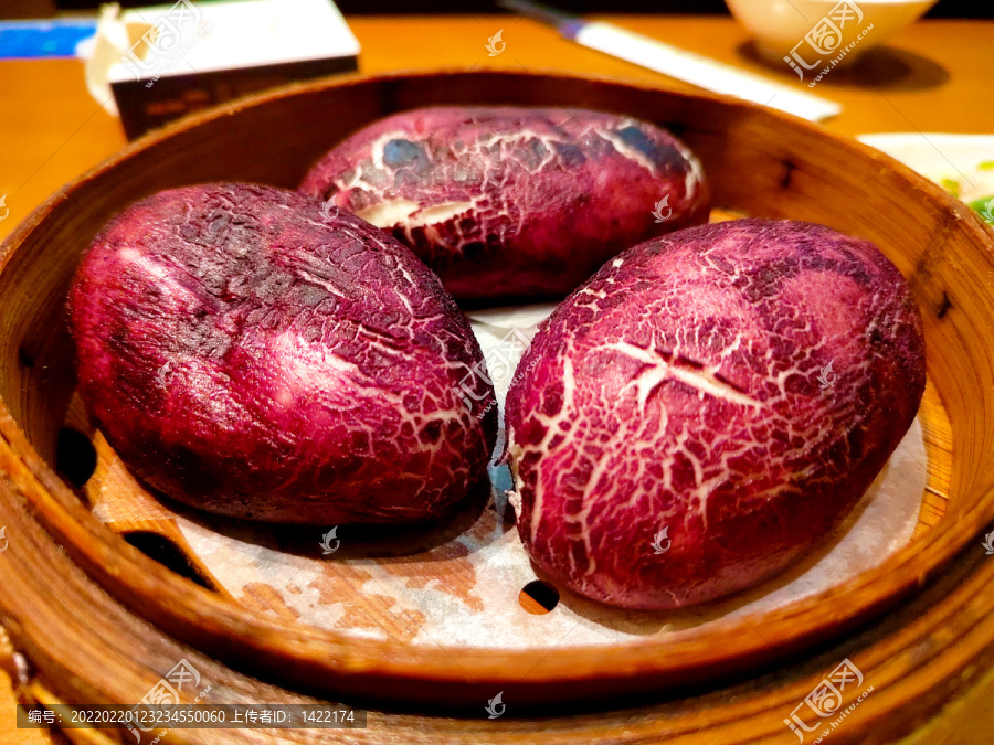 杂粮紫薯包