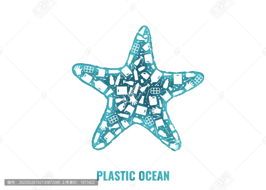 守护海洋海星生态海报