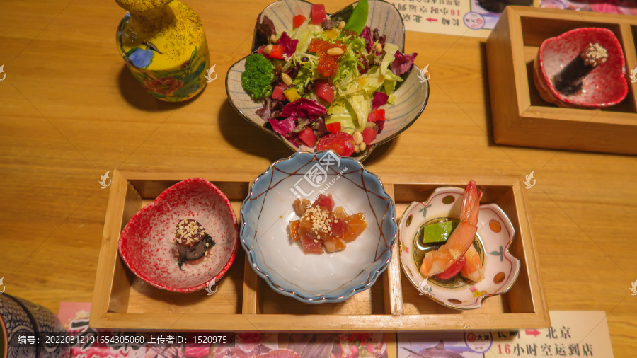 网红日式餐厅日料刺身美食