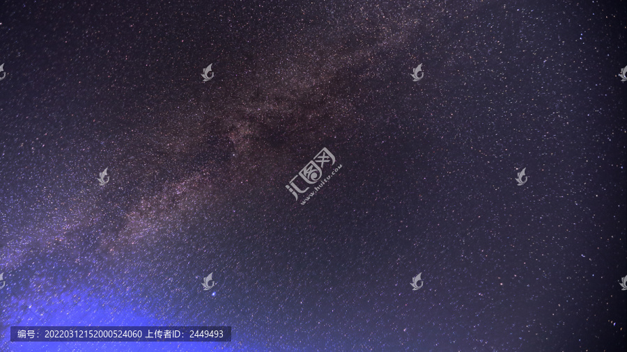 夜晚星空摄影素材