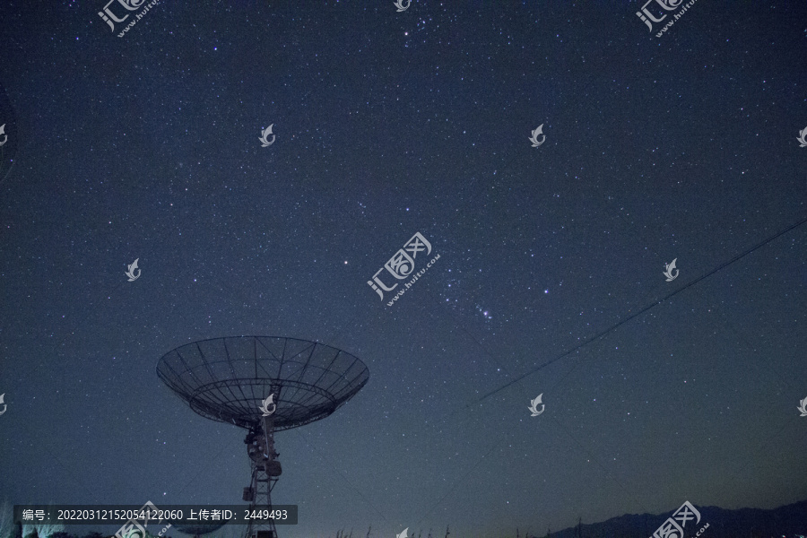 夜晚星空摄影素材