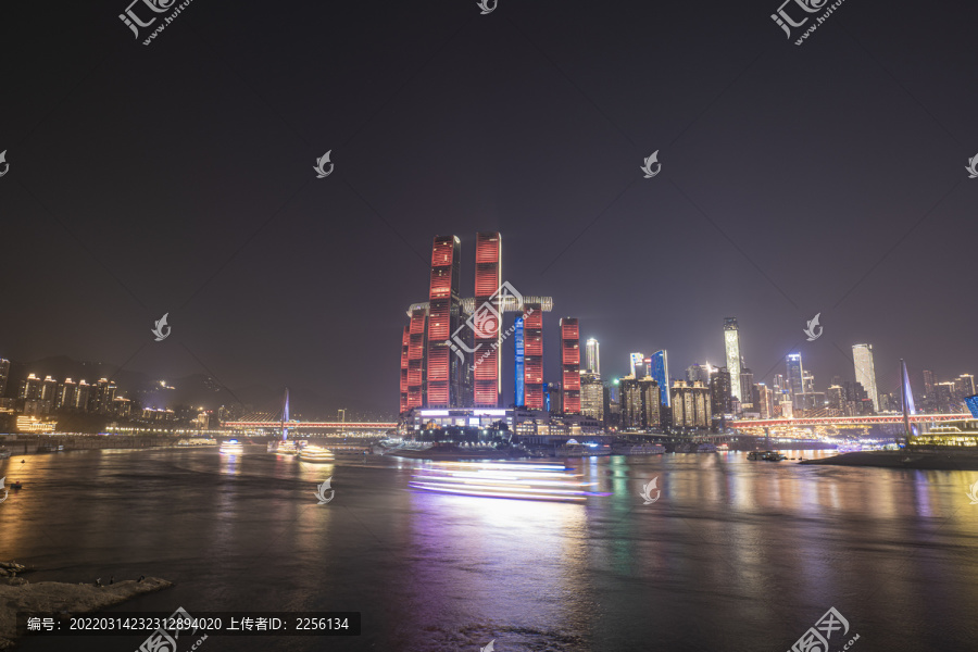 重庆来福士夜景