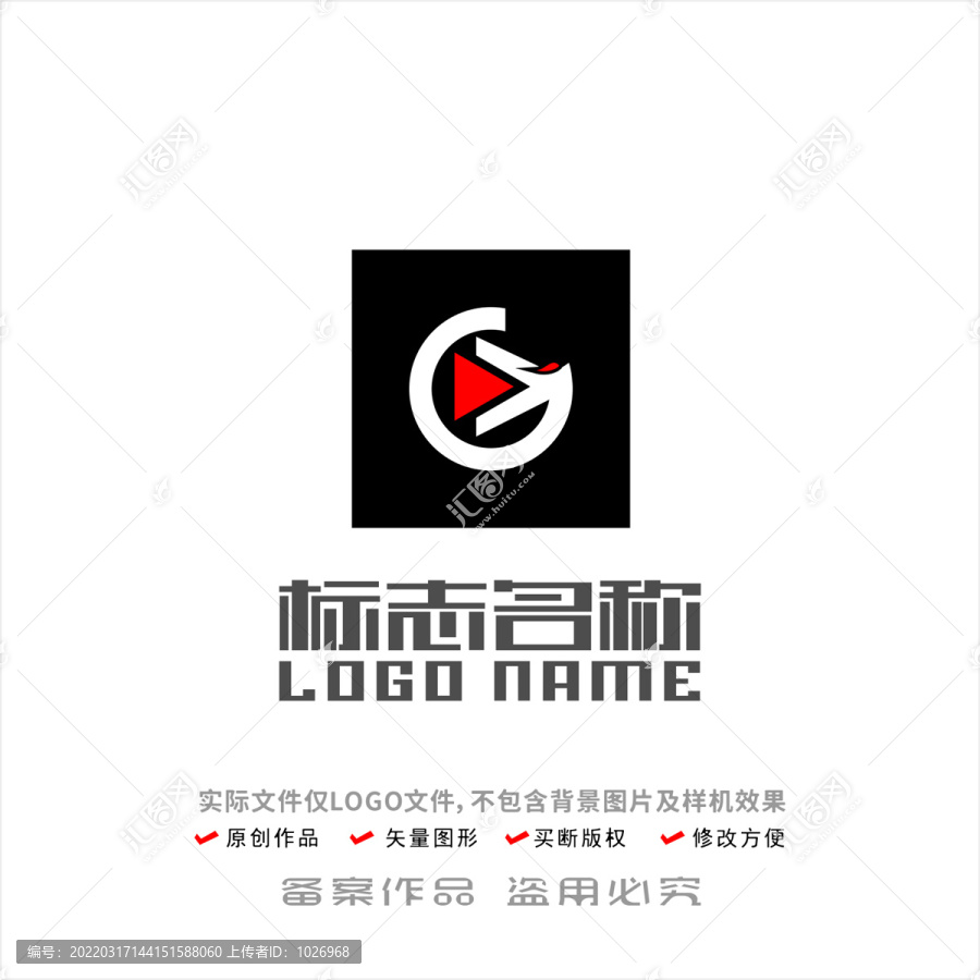 GK字母标志飞鸟影音logo