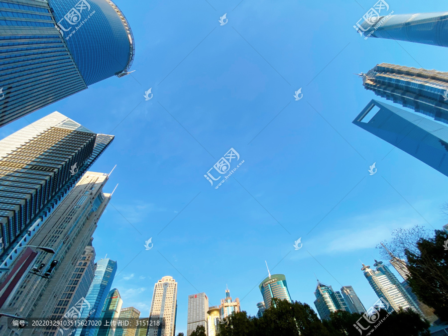 上海地标建筑陆家嘴商圈