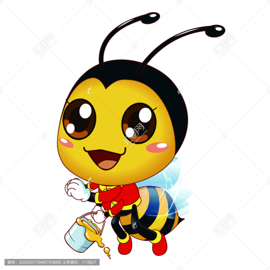 蜂蜜包装卡通蜜蜂昆虫动物形象