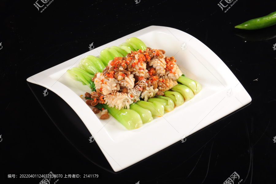 腊八豆鱿鱼筒