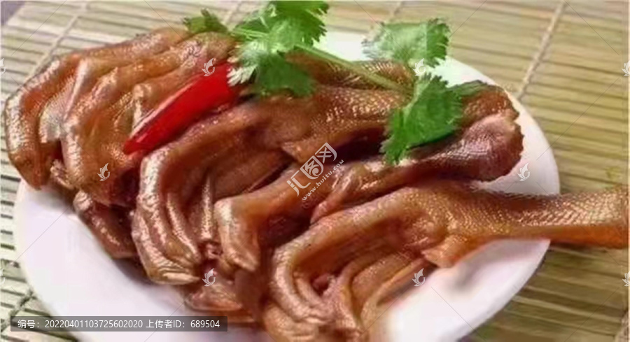 卤鸭脚