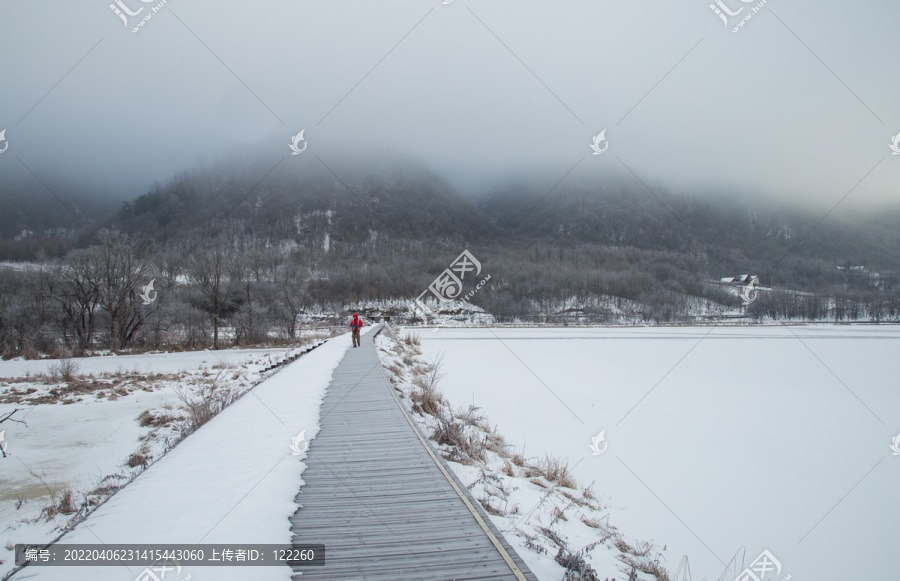 大九湖雪景