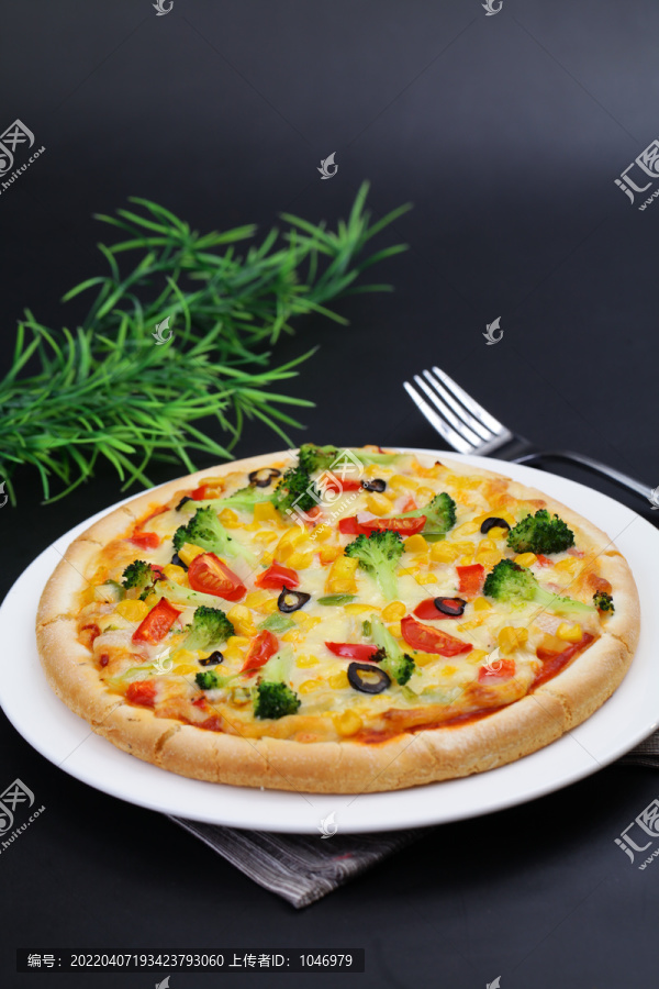 田园蔬菜披萨