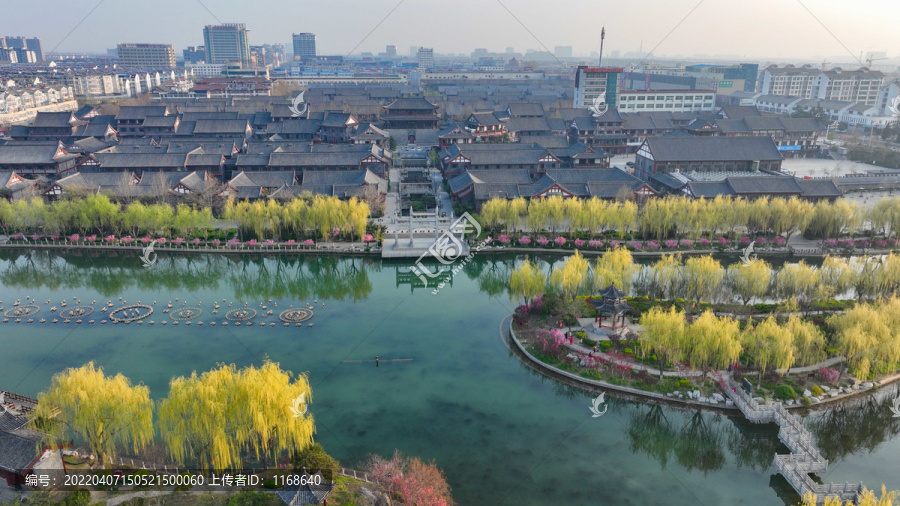 山东青州南阳河景区生态美景