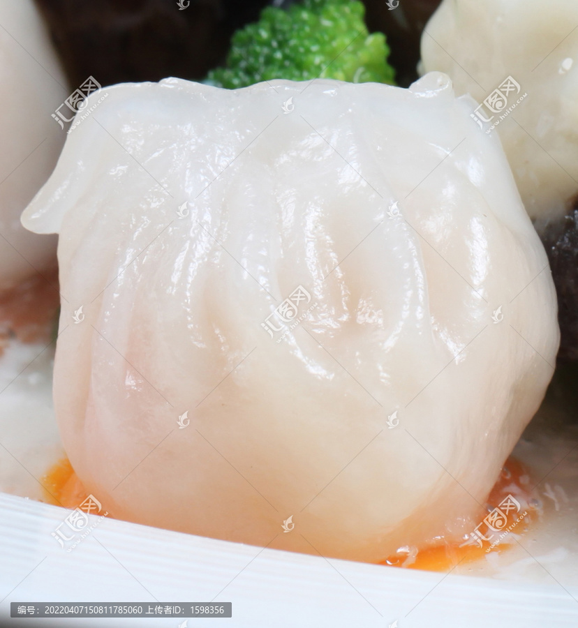 蒸水晶虾饺