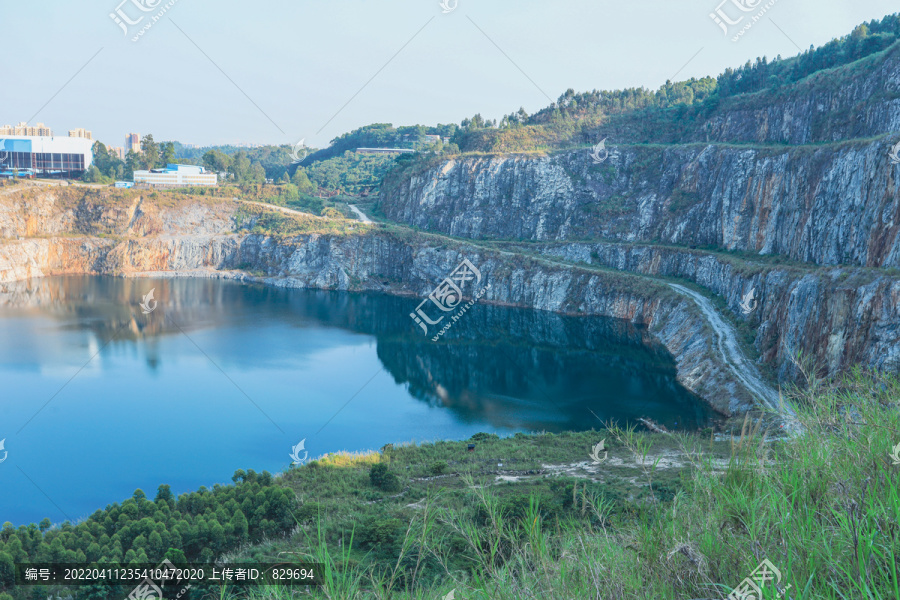 天池湖景