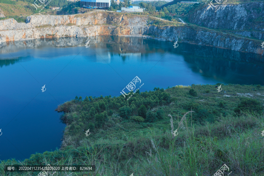 天池湖景