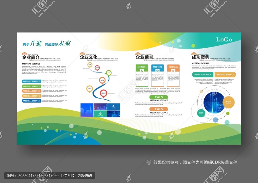 绿色环保企业介绍宣传展板