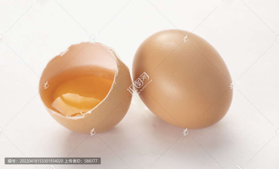 鸡蛋蛋黄展示