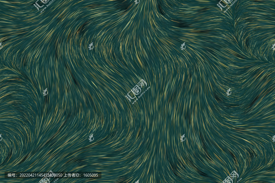 质感墨绿金色线条
