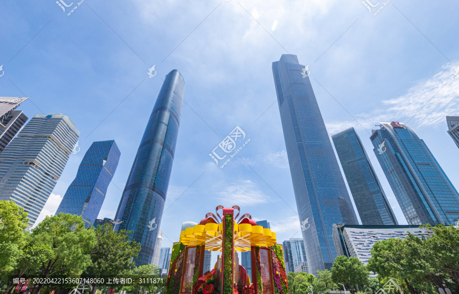 广州珠江新城CBD建筑楼风景