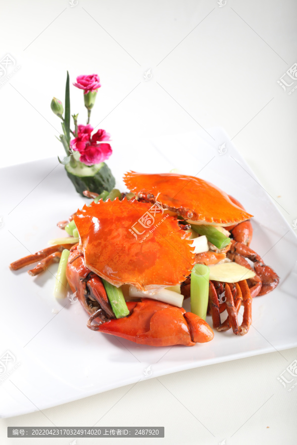 姜葱炒肉蟹