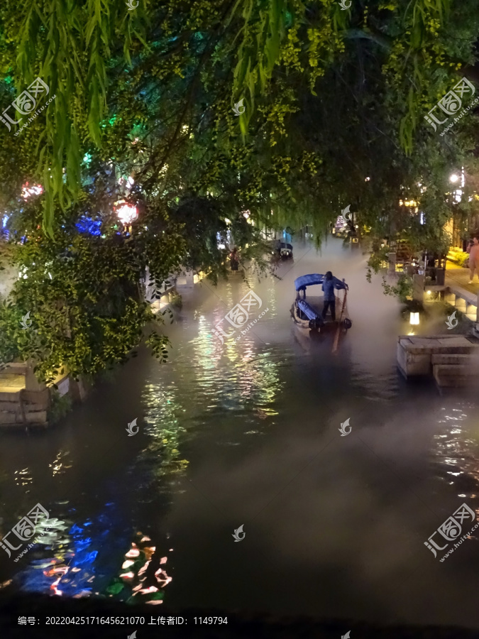 水墨江南夜景