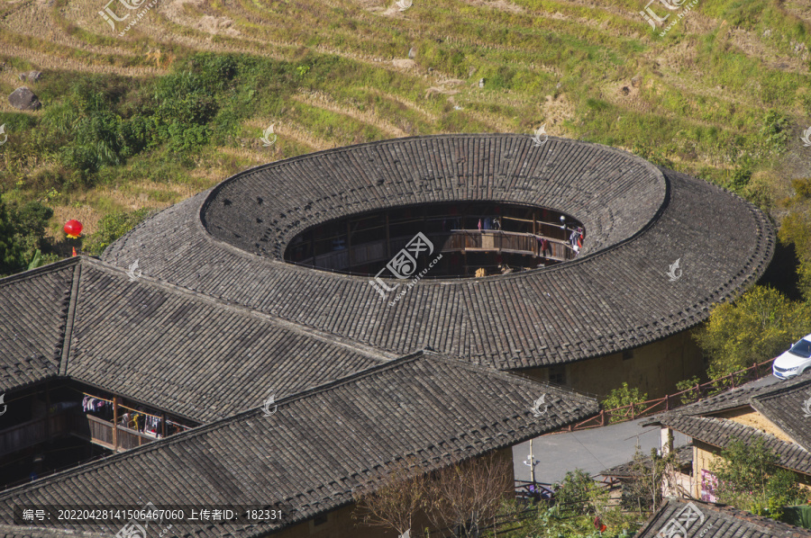 田螺坑振昌楼建筑俯瞰