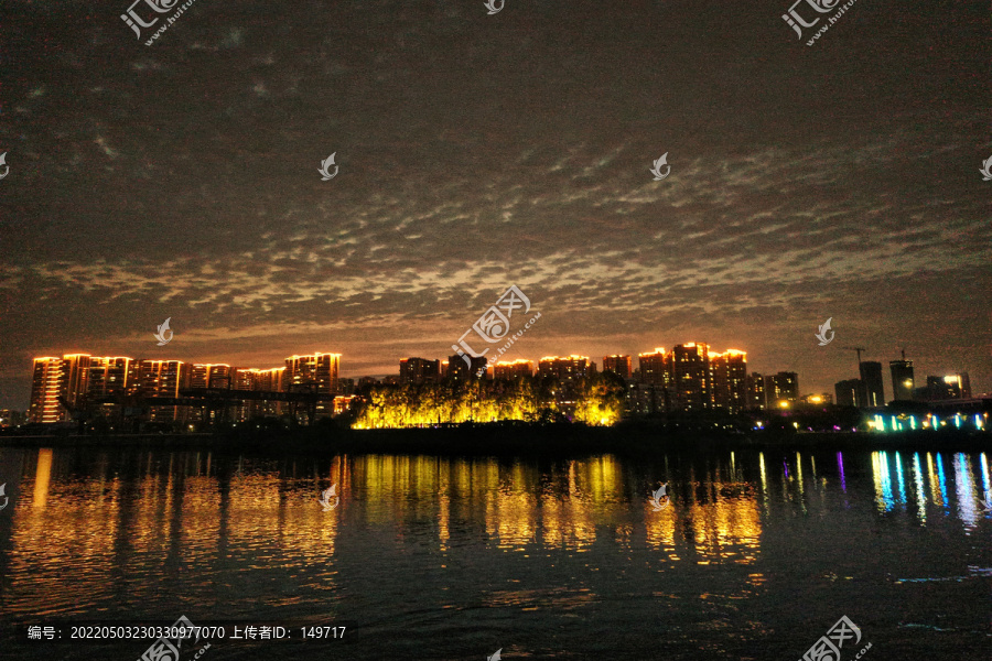 广东佛山东平河夜景