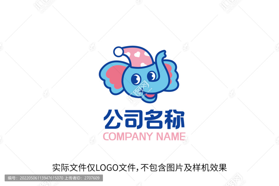 母婴月子中心摄影标志logo