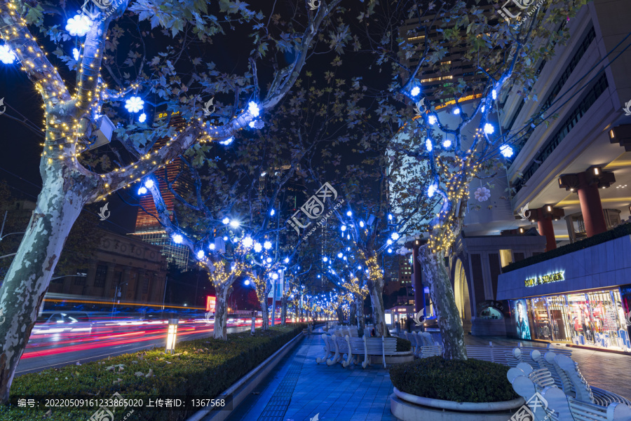 上海南京西路夜景