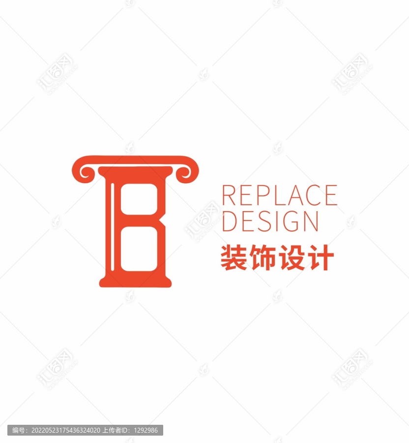 TB字母装饰设计公司logo