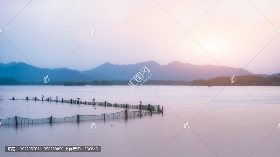 杭州西湖山水风光大画幅