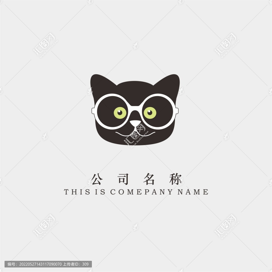 猫咪标志logo