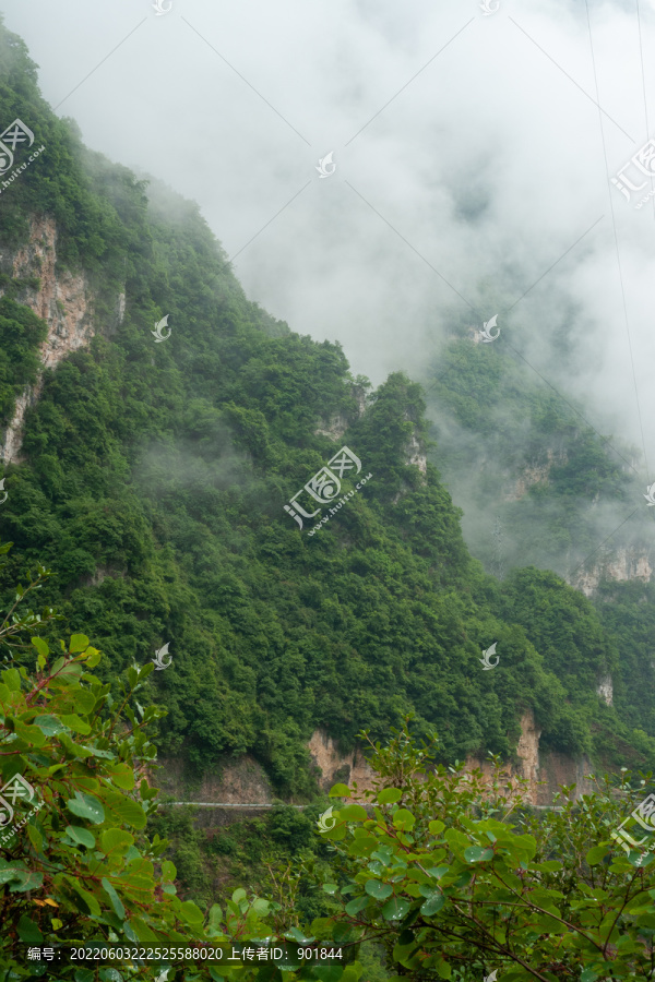 重庆巫山下庄美丽的自然风光