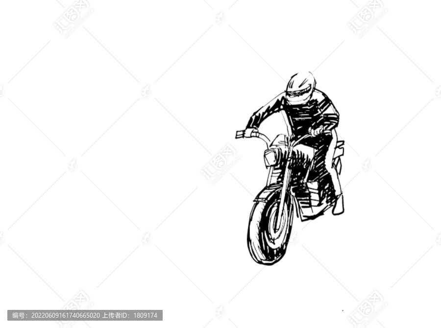 摩托车骑手