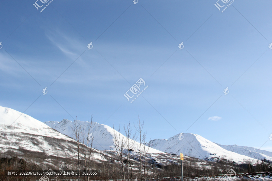 阿拉斯加雪山