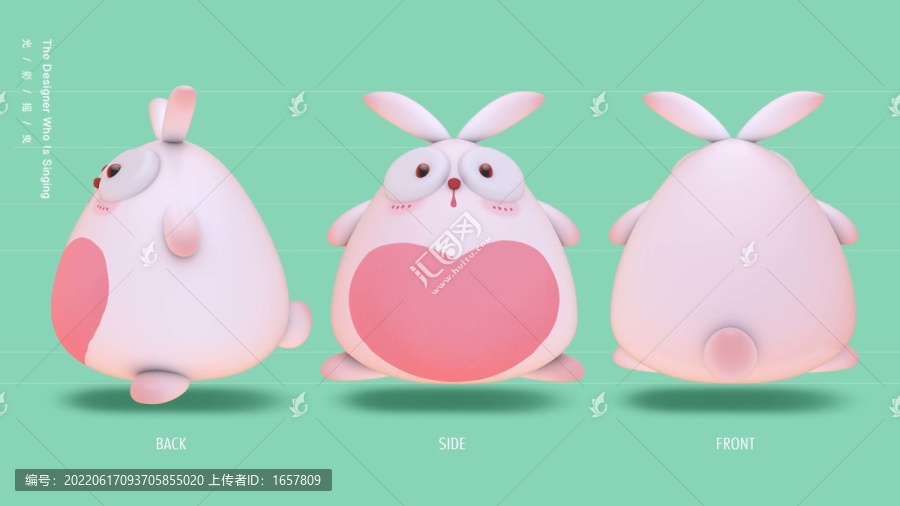 卡通3d兔子