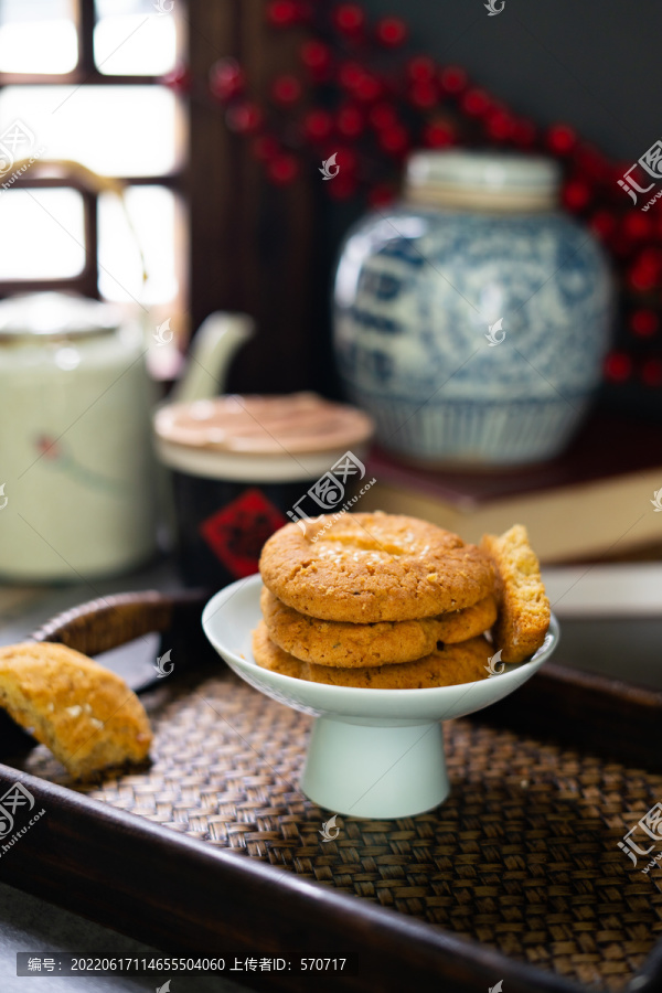 桃酥糕点中式糕点中国传统糕点