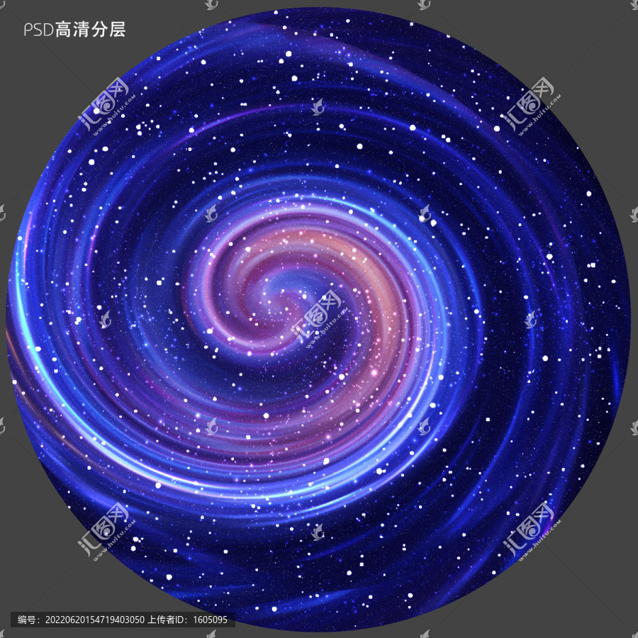 圆形星空图