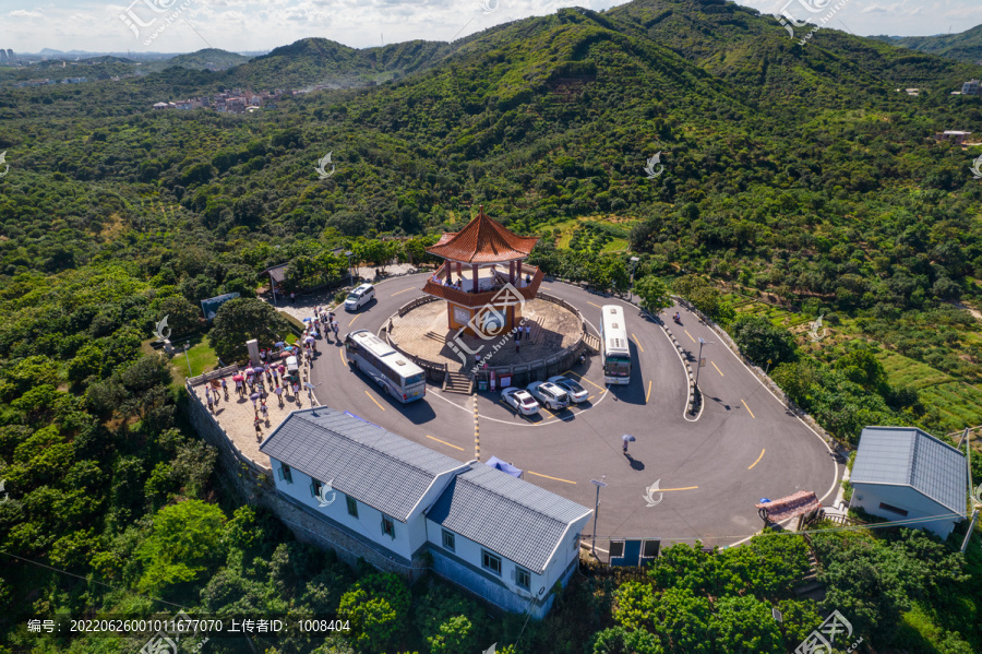 高空航拍红荔阁