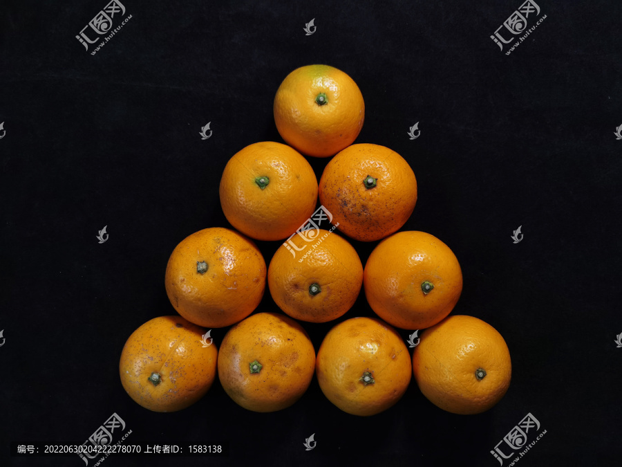 十个柑橘