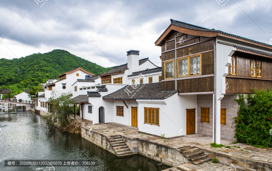 杭州湘湖水街仿古建筑