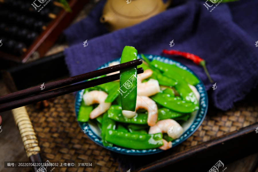 虾仁炒豌豆