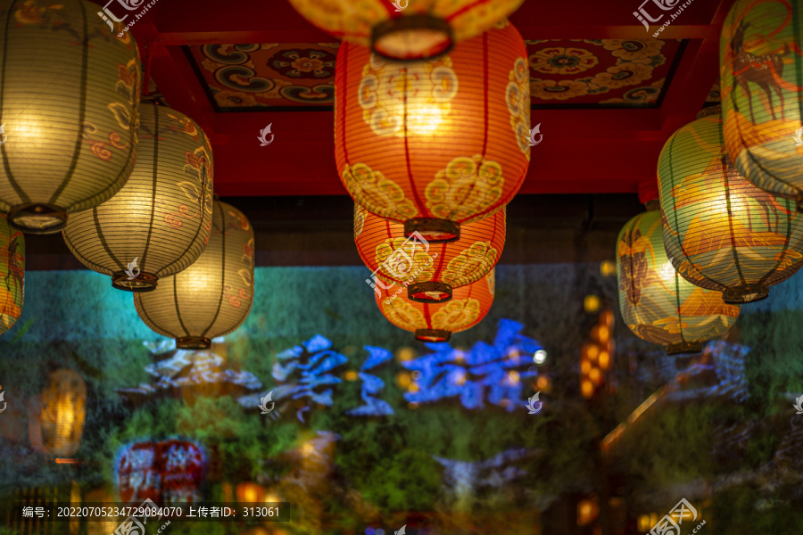 中式古典唐代灯笼