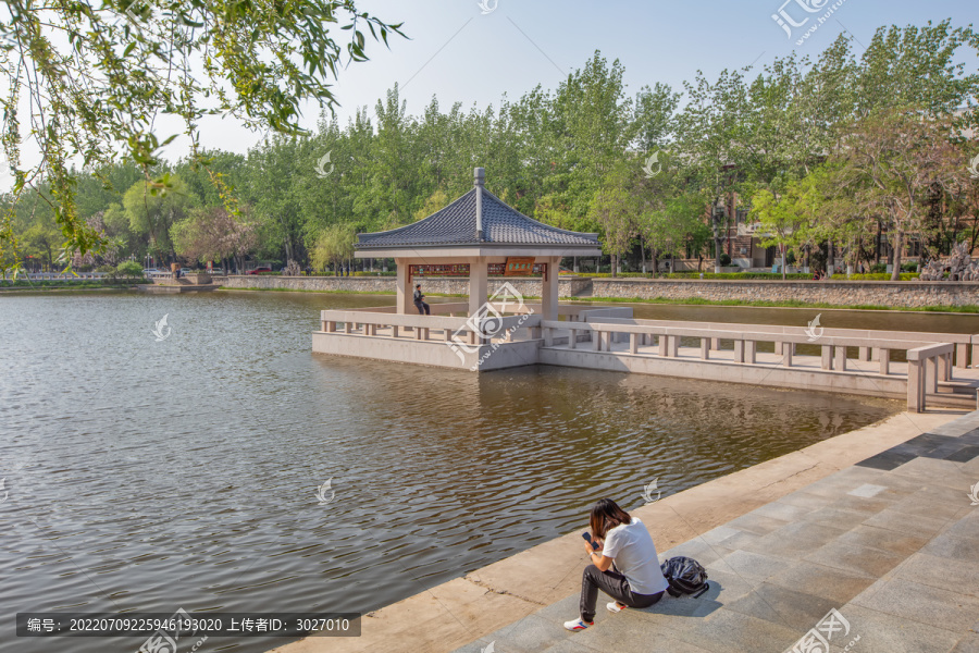 天津大学敬业湖