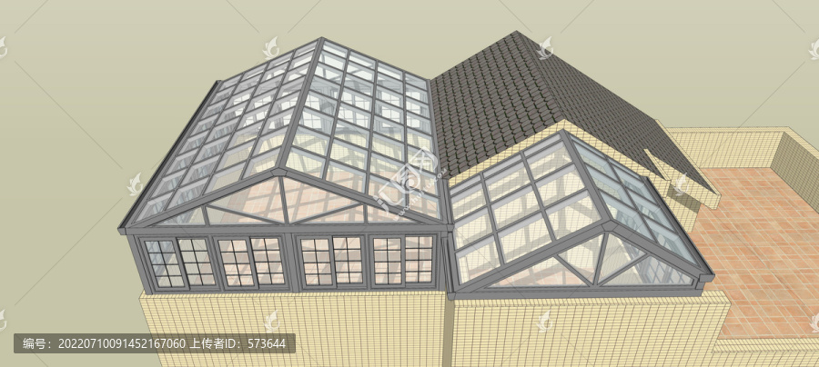 楼顶平台装修案例效果图